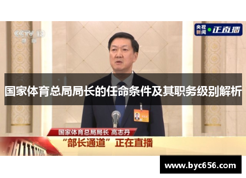 国家体育总局局长的任命条件及其职务级别解析